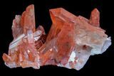 Natural, Red Quartz Crystal Cluster - Morocco #84365-1
